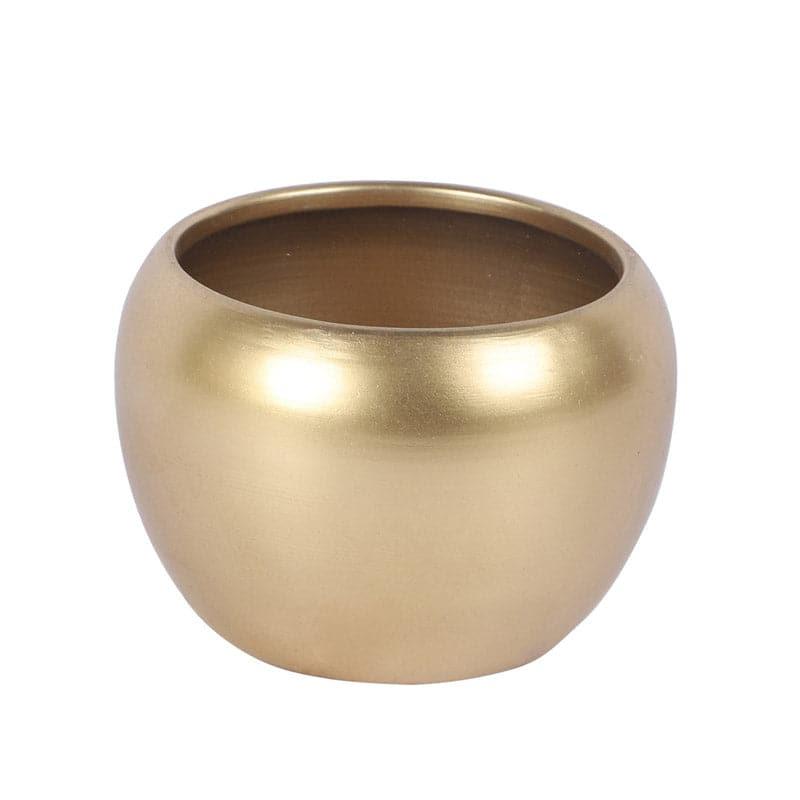 Buy Applo Pine Planter (Gold) - Set Of Three Pots & Planters from Vaaree