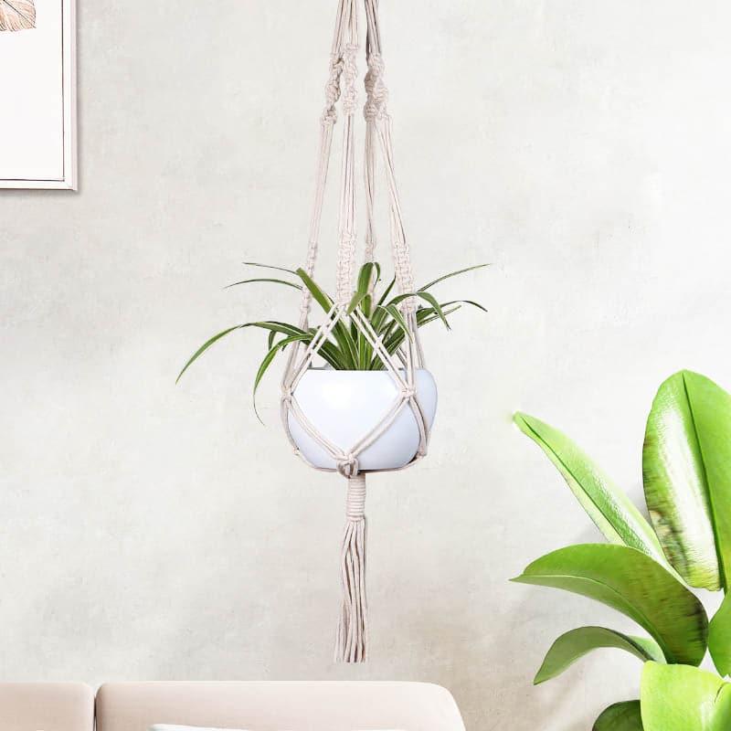 Buy Aylin Small Macrame Plant Hanger Pots & Planters from Vaaree