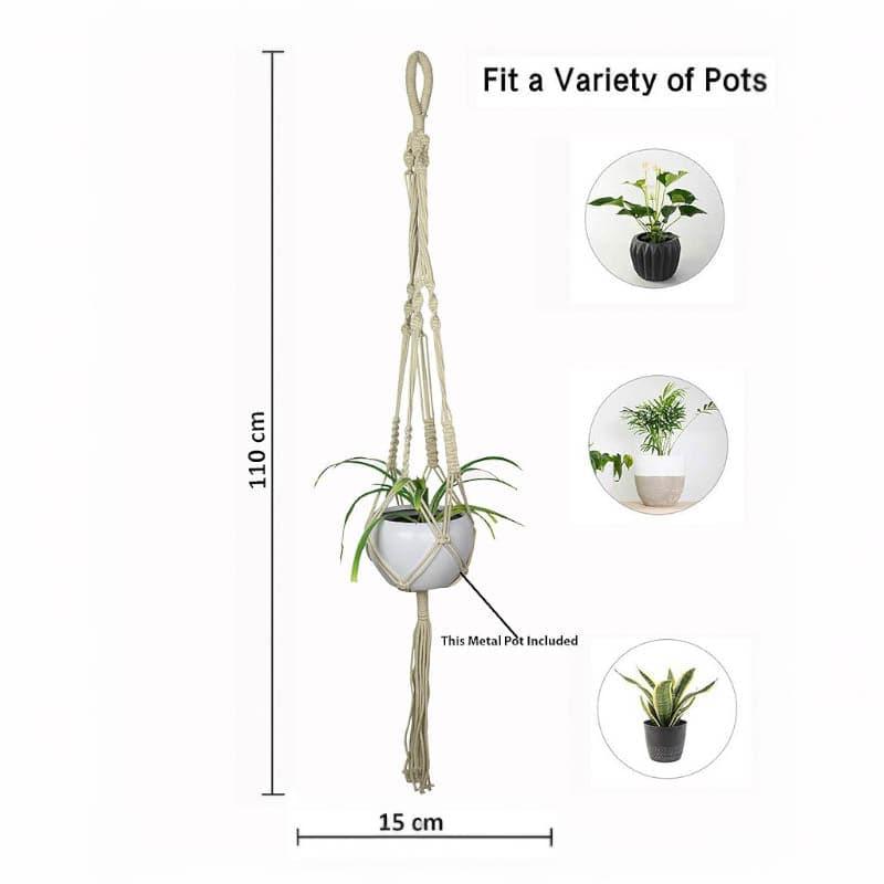 Buy Aylin Small Macrame Plant Hanger Pots & Planters from Vaaree