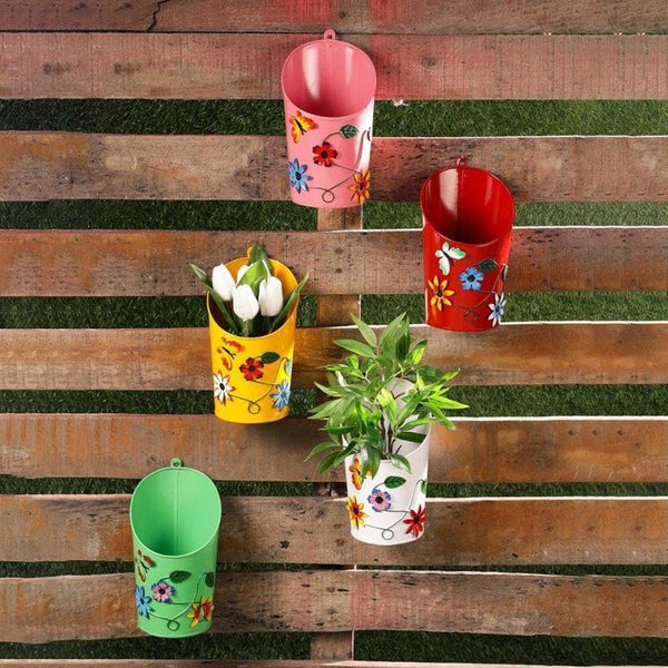 Buy Bloom Delights Hanging Planter - Set Of Five Pots & Planters from Vaaree