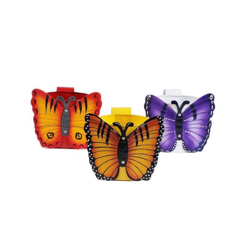 Buy Butterflies Around Hanging Planter - Set Of Three Pots & Planters from Vaaree