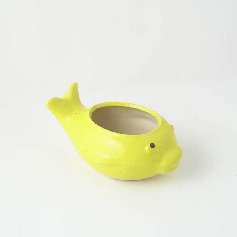 Buy Ceramic Fish Shaped Planter Pots & Planters from Vaaree