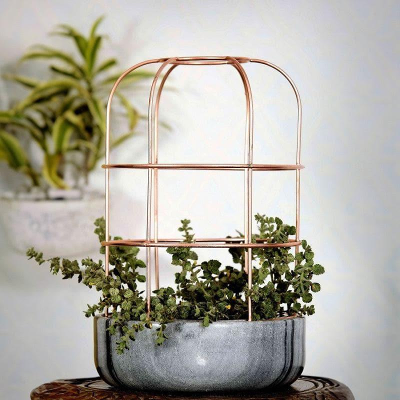 Buy Copper Coop Eartha Planter - Grey Pots & Planters from Vaaree