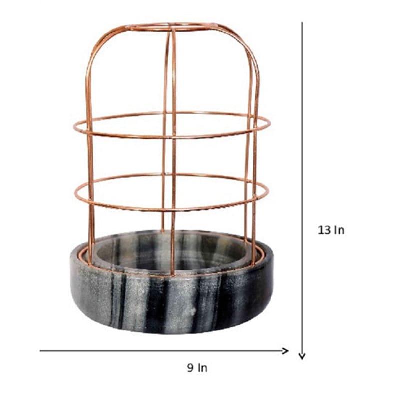 Buy Copper Coop Eartha Planter - Grey Pots & Planters from Vaaree