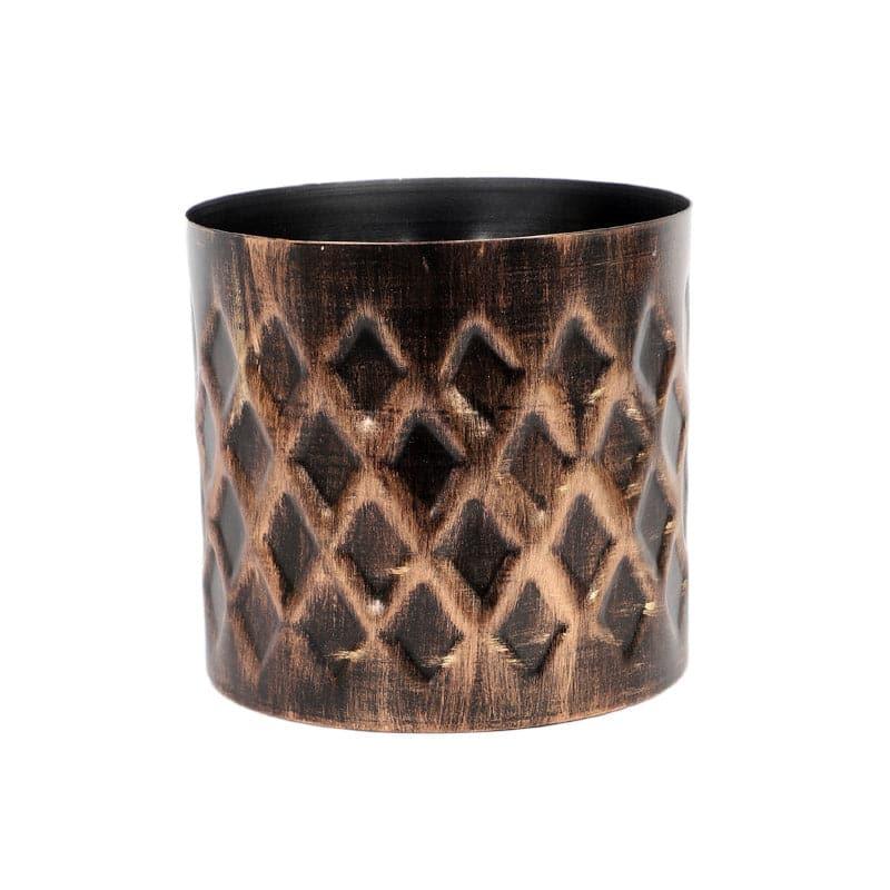 Buy Diamo Hammered Planter - Set Of Three Pots & Planters from Vaaree