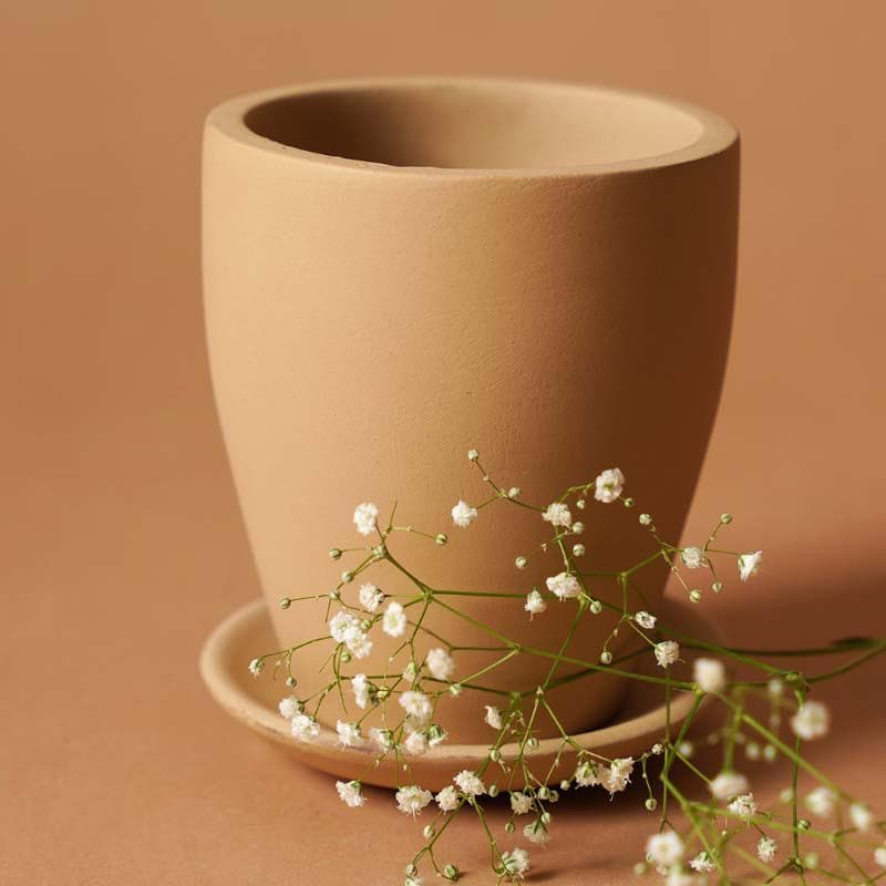 Buy Easy-Peasy Planter - Beige Pots & Planters from Vaaree