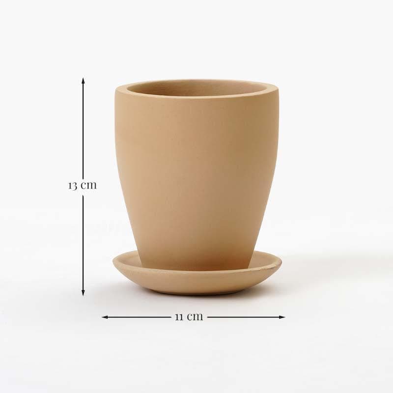 Buy Easy-Peasy Planter - Beige Pots & Planters from Vaaree