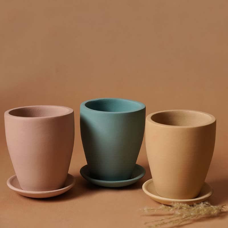 Buy Easy-Peasy Planters - Set Of Three Pots & Planters from Vaaree