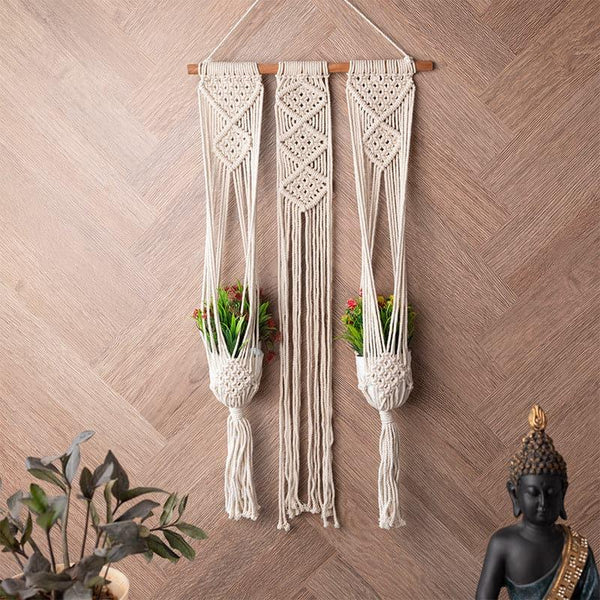 Buy Fenne Macrame Planter Pots & Planters from Vaaree