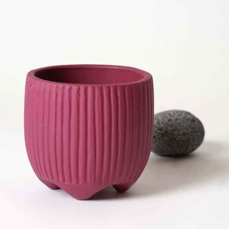 Buy French Madeleine Planter - Fuschia Pots & Planters from Vaaree