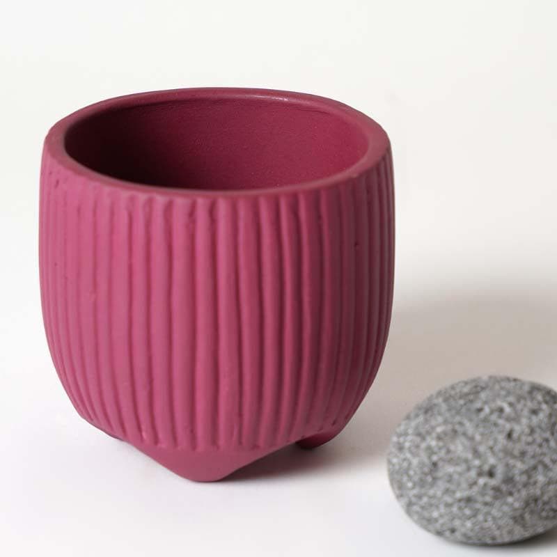 Buy French Madeleine Planter - Fuschia Pots & Planters from Vaaree