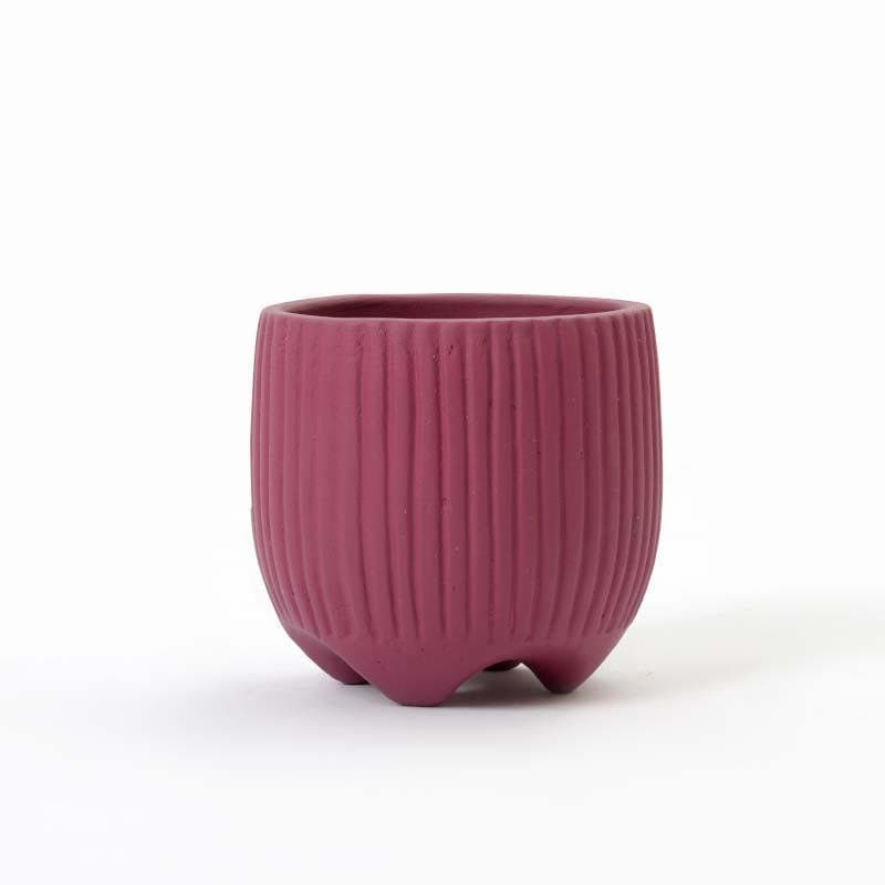 Buy French Madeleine Planter - Fuschia Pots & Planters from Vaaree