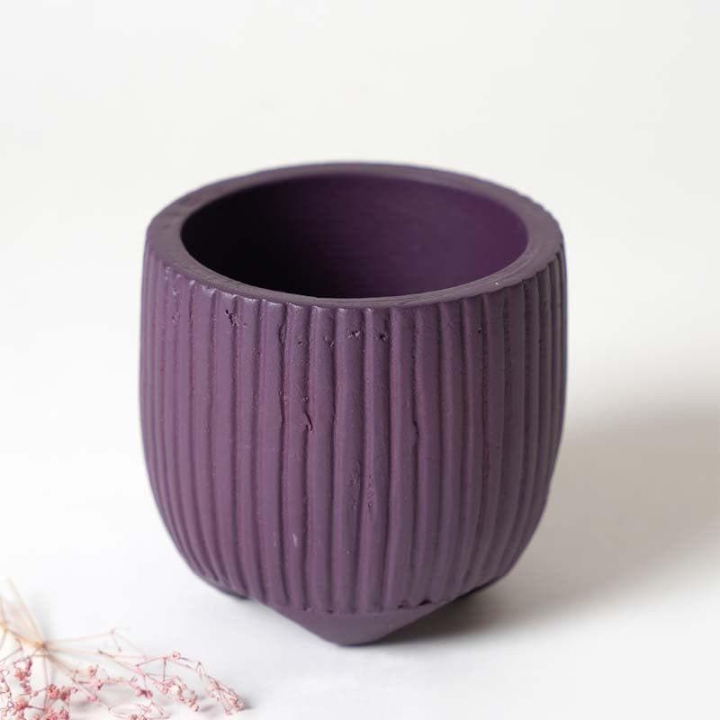 Buy French Madeleine Planter - Purple Pots & Planters from Vaaree