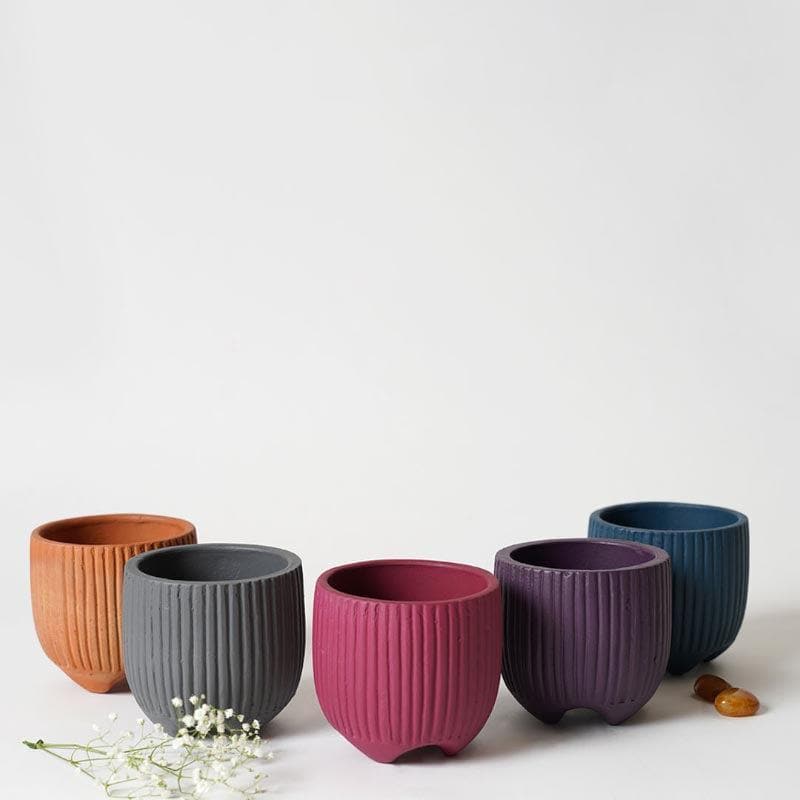 Buy French Madeleine Planters - Set Of Four Pots & Planters from Vaaree