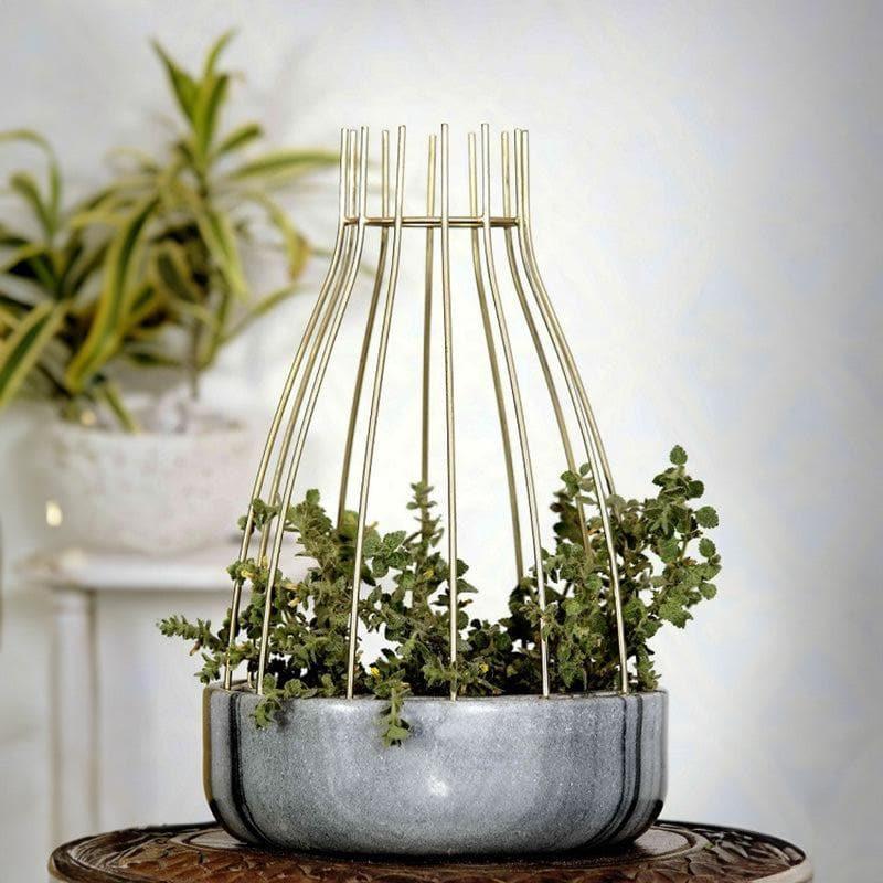 Buy Golden Dome Eartha Planter - Grey Pots & Planters from Vaaree