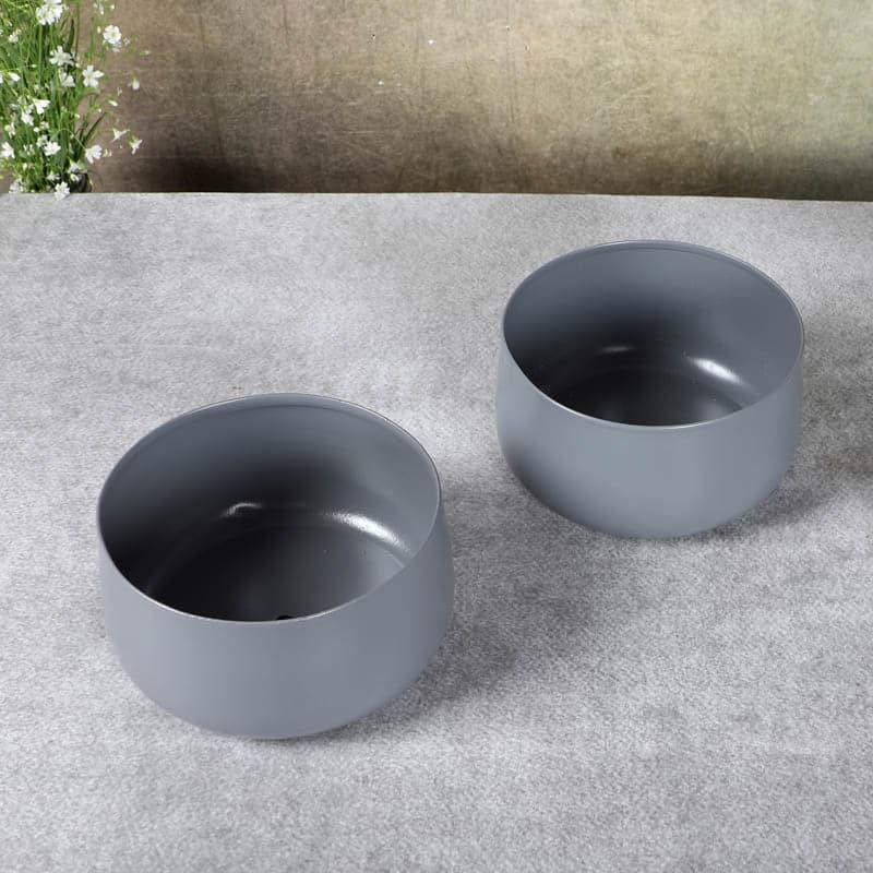 Buy Helena Hue Planter (Grey) - Set Of Two Pots & Planters from Vaaree