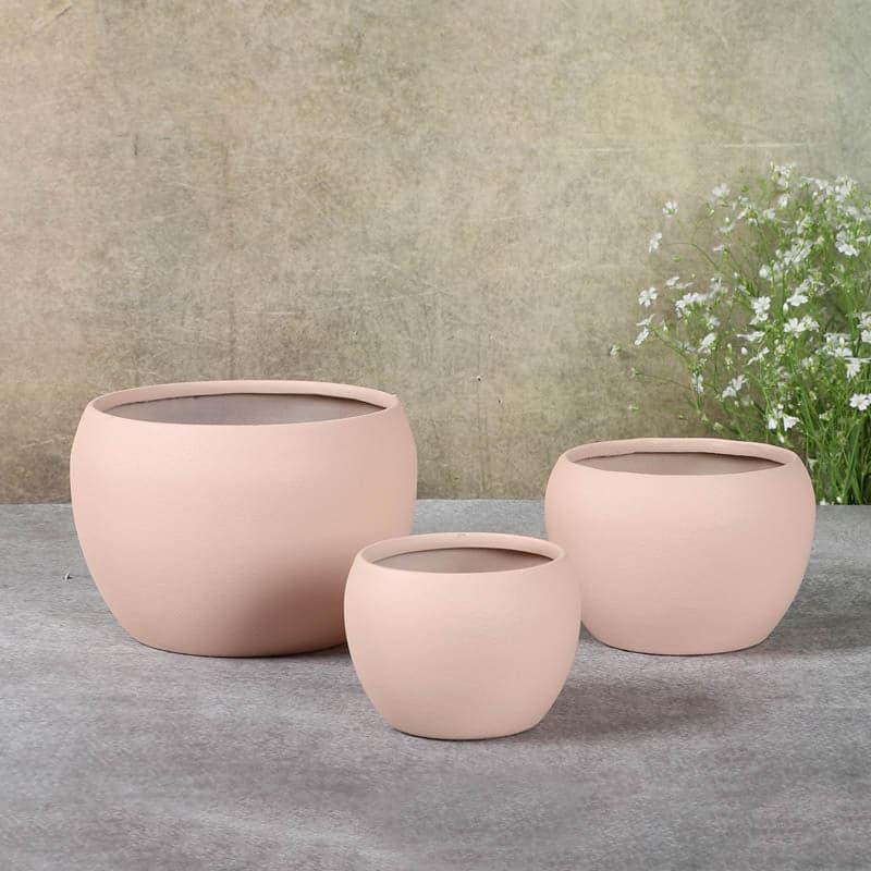 Buy Ivera Dune Planter (Cream) - Set Of Three Pots & Planters from Vaaree