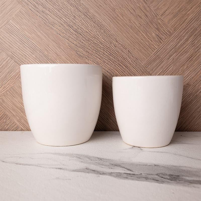 Buy Kajara Ceramic Pot - Set Of Two Pots & Planters from Vaaree