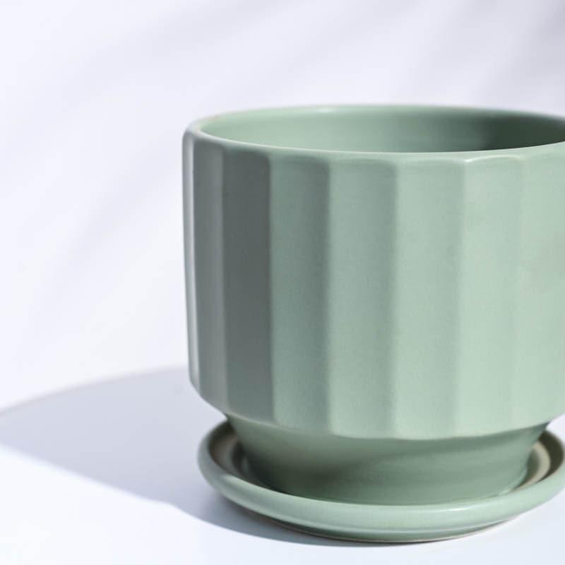 Buy Lexie Ceramic Planter - Mint Pots & Planters from Vaaree