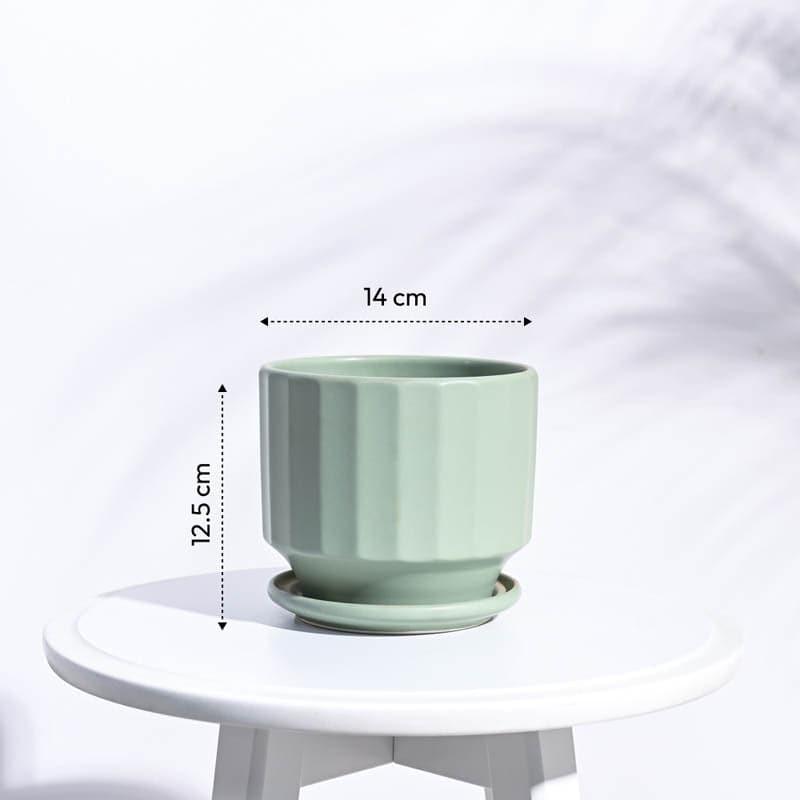Buy Pots & Planters - Lexie Ceramic Planter - Mint at Vaaree online