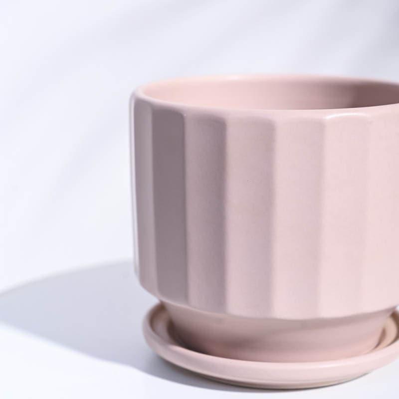 Buy Lexie Ceramic Planter - Pink Pots & Planters from Vaaree