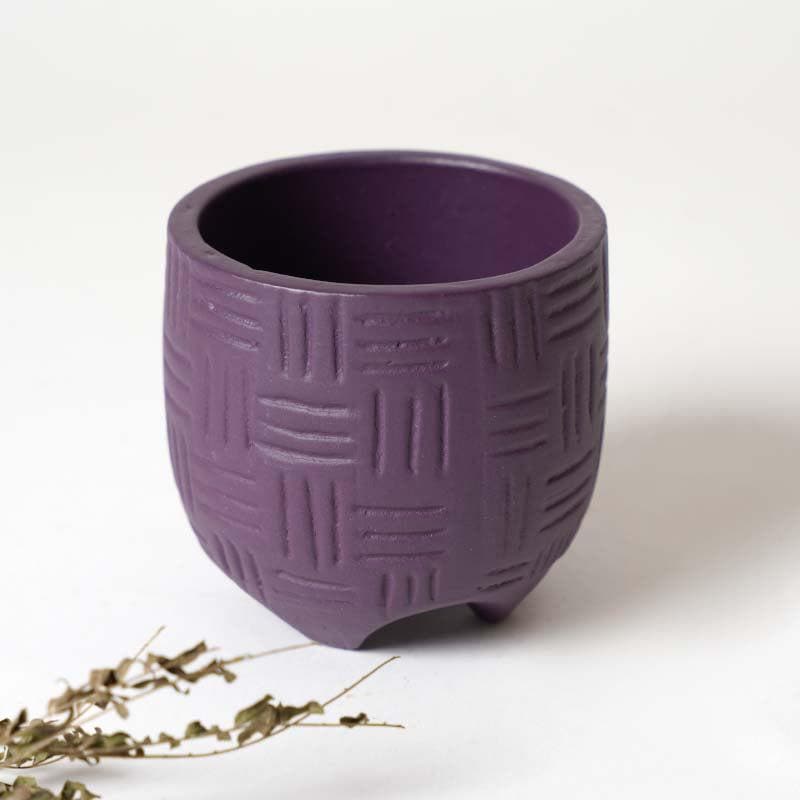 Buy Ludwig Planter - Purple Pots & Planters from Vaaree