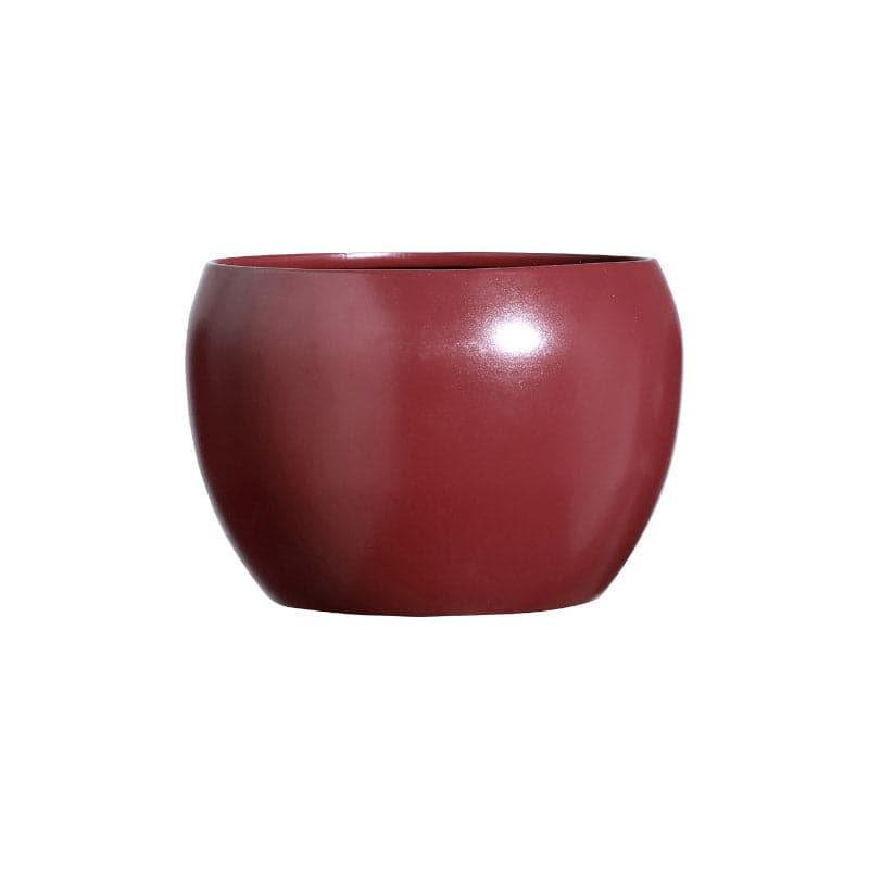 Buy Marsha Miro Planter (Green & Red) - Set Of Two Pots & Planters from Vaaree