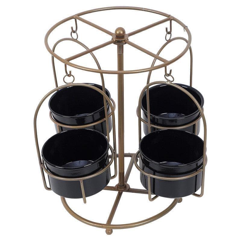 Buy Merry Go Round Planter - Black Pots & Planters from Vaaree