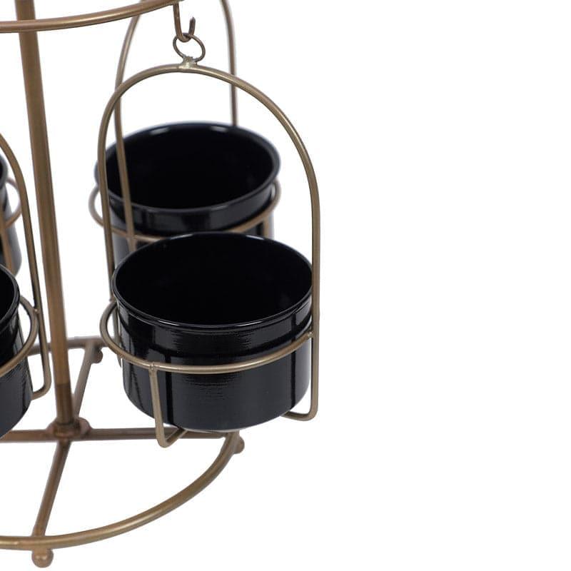 Buy Merry Go Round Planter - Black Pots & Planters from Vaaree