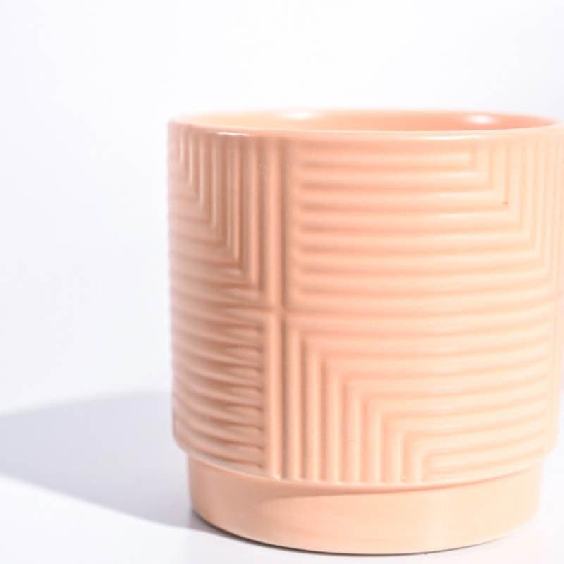 Buy Micola Ceramic Planter - Peach Pots & Planters from Vaaree