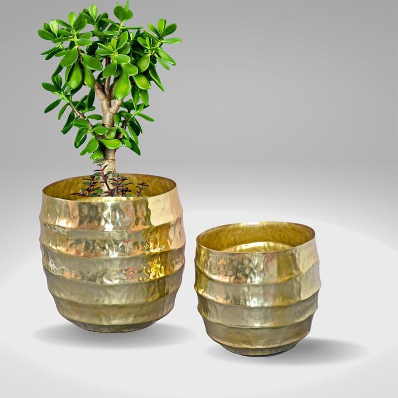 Buy Moha Iron Planter - Gold Pots & Planters from Vaaree