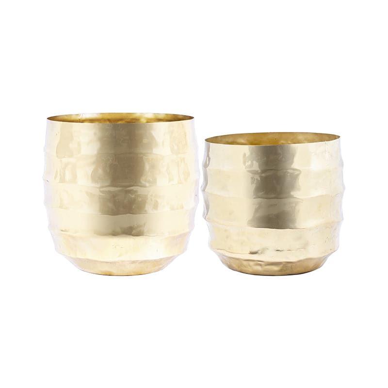 Buy Moha Iron Planter - Gold Pots & Planters from Vaaree