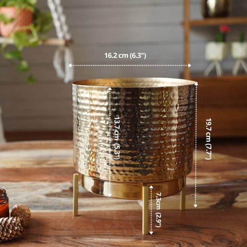 Buy Nicolette Metal Planter - Small Pots & Planters from Vaaree