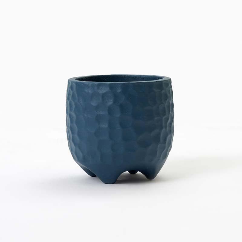 Buy Organic Etch Planter - Blue Pots & Planters from Vaaree