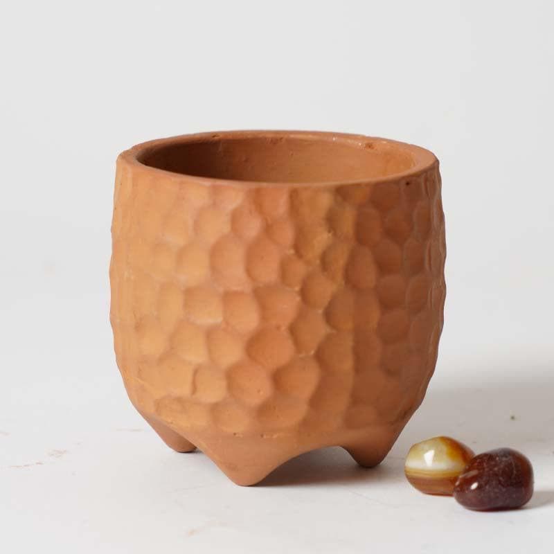 Buy Organic Etch Planter - Caramel Pots & Planters from Vaaree