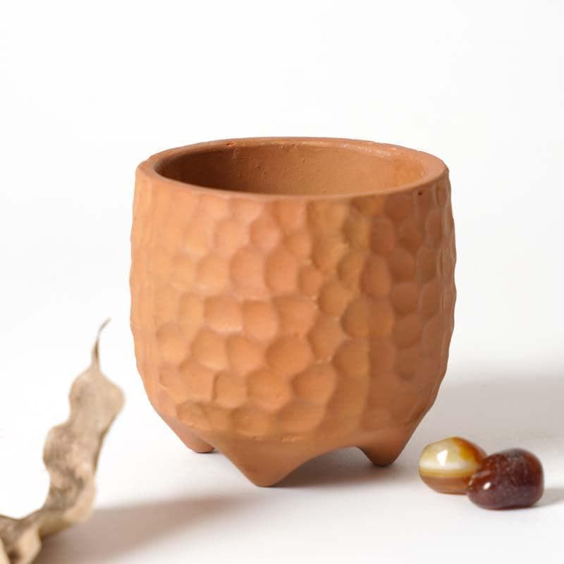 Buy Organic Etch Planter - Caramel Pots & Planters from Vaaree