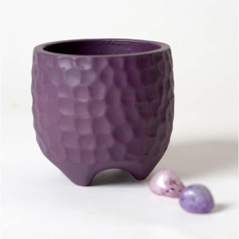 Buy Organic Etch Planter - Purple Pots & Planters from Vaaree