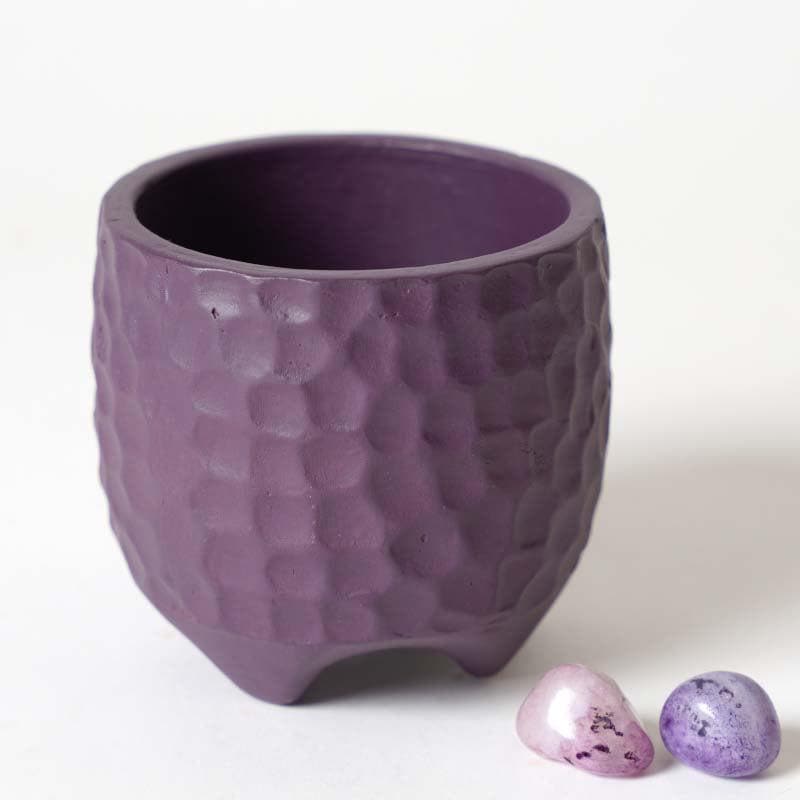 Buy Organic Etch Planter - Purple Pots & Planters from Vaaree