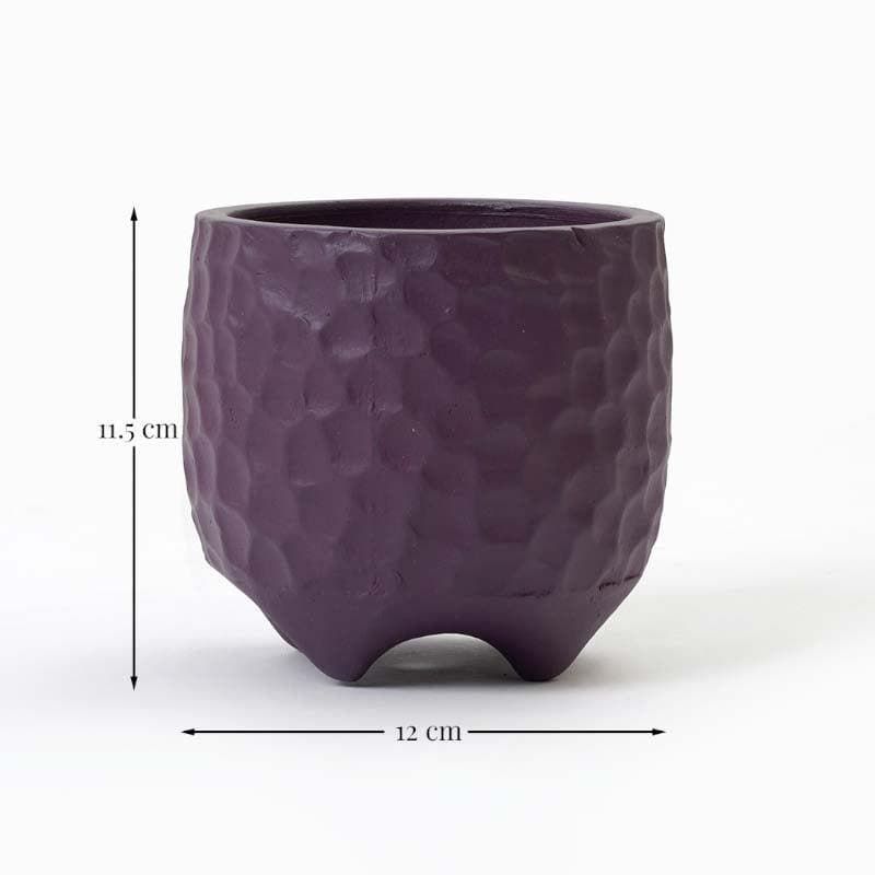 Buy Organic Etch Planter - Purple Pots & Planters from Vaaree