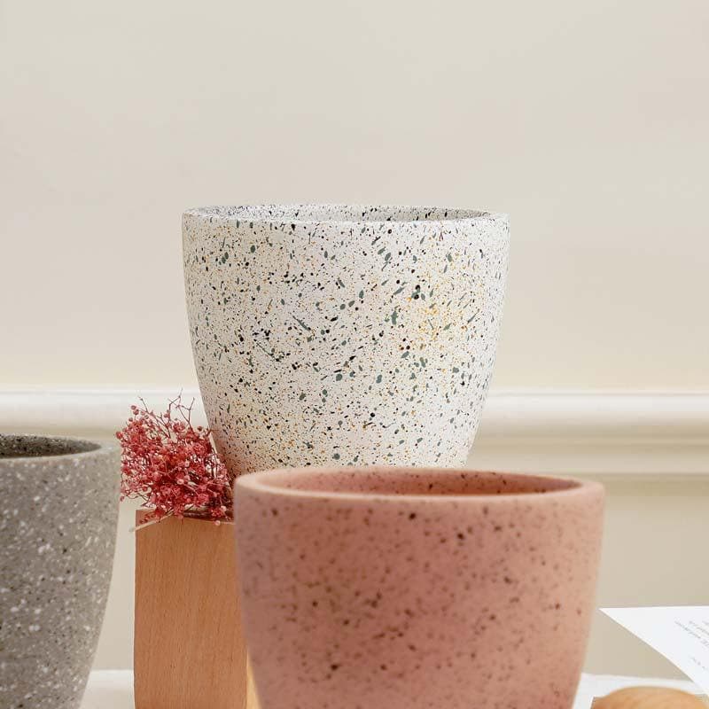 Buy Scarlett Textured Planters - Set Of Three Pots & Planters from Vaaree