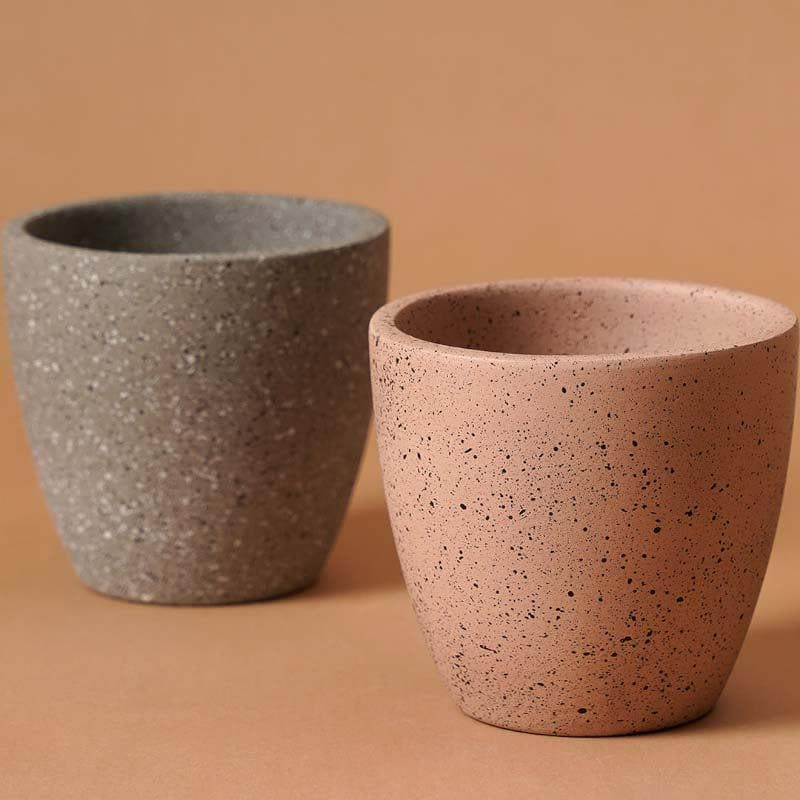 Buy Scarlett Textured Planters - Set Of Three Pots & Planters from Vaaree