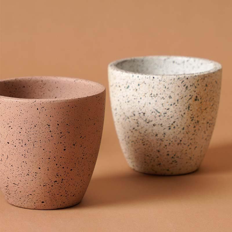 Buy Scarlett Textured Planters - Set Of Three Pots & Planters from Vaaree