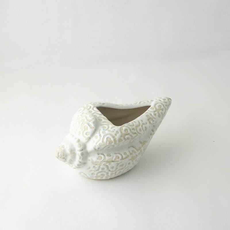 Buy Sea Shell Planter - White Pots & Planters from Vaaree