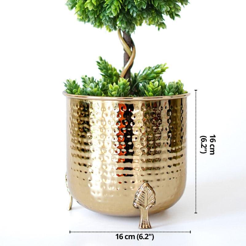 Buy Shaera Metal Planter - Gold Pots & Planters from Vaaree