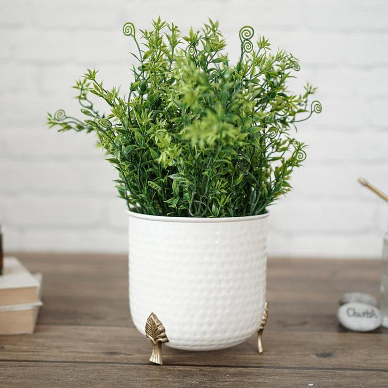 Buy Shaera Metal Planter - White Pots & Planters from Vaaree