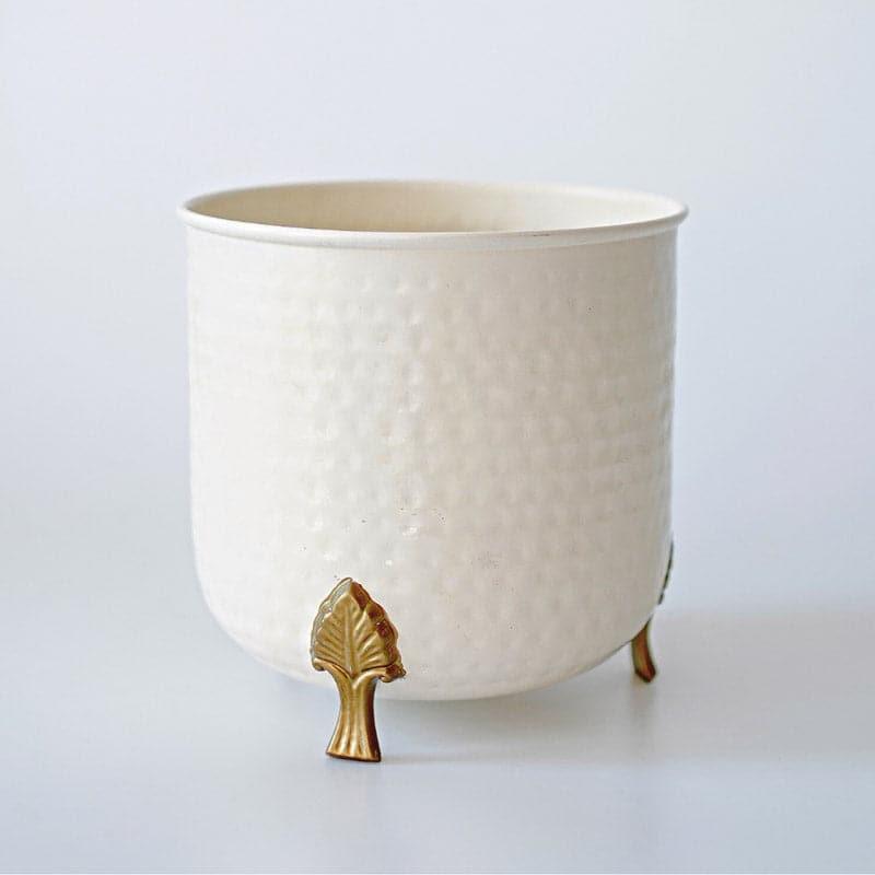 Buy Shaera Metal Planter - White Pots & Planters from Vaaree