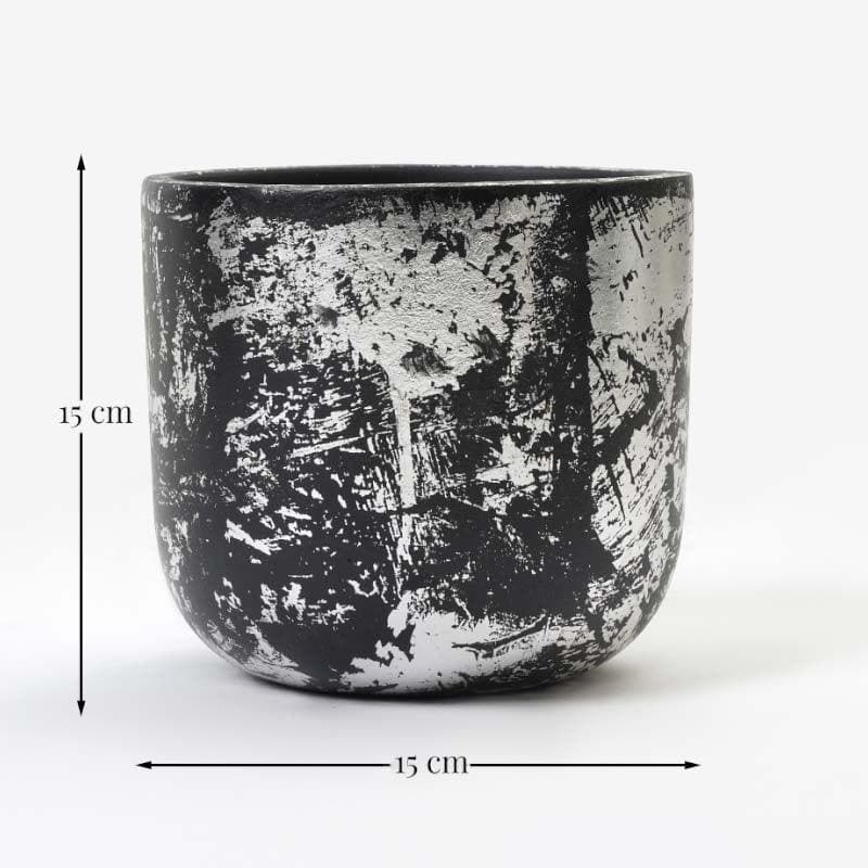 Pots & Planters - Silver Embossed Planter