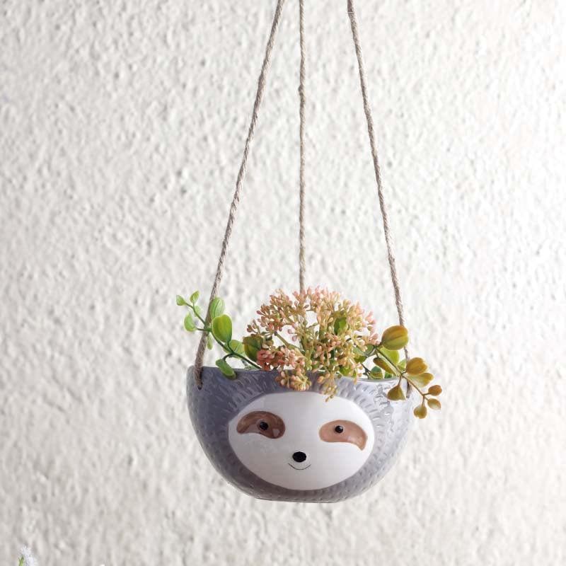 Buy Pots & Planters - Sloth Hanging Planter at Vaaree online