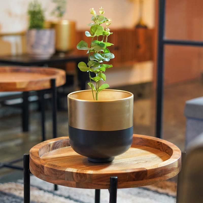 Buy Synchrona Table Planter - Black Pots & Planters from Vaaree