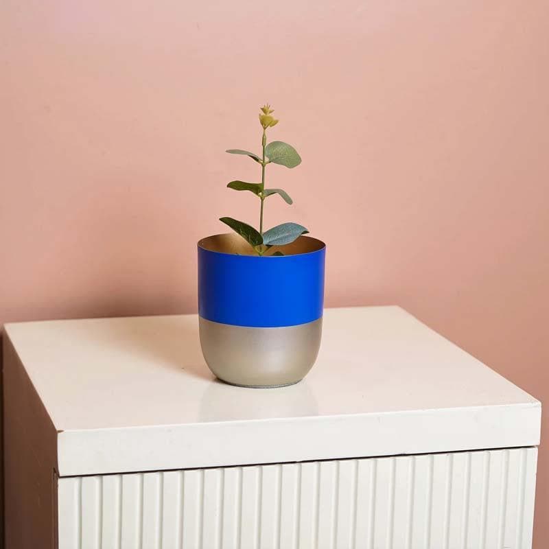 Buy Synchrona Table Planter - Blue Pots & Planters from Vaaree